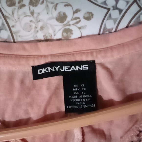 PEACH colored criss cross cutout top - Picture 8 of 12